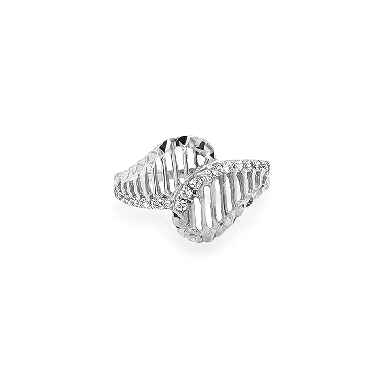 Золотое кольцо с цирконами