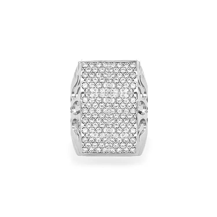 Золотое кольцо с цирконами