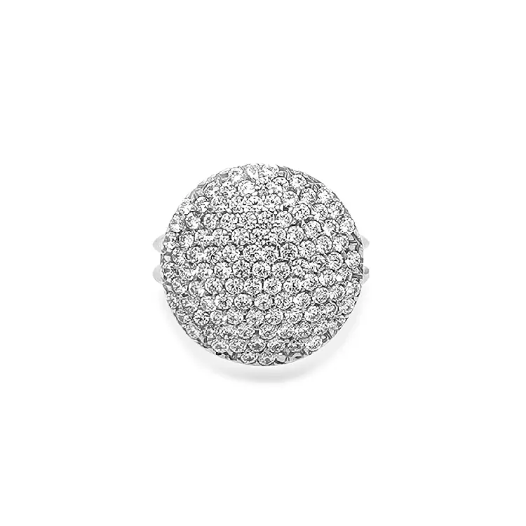 Золотое кольцо с цирконами