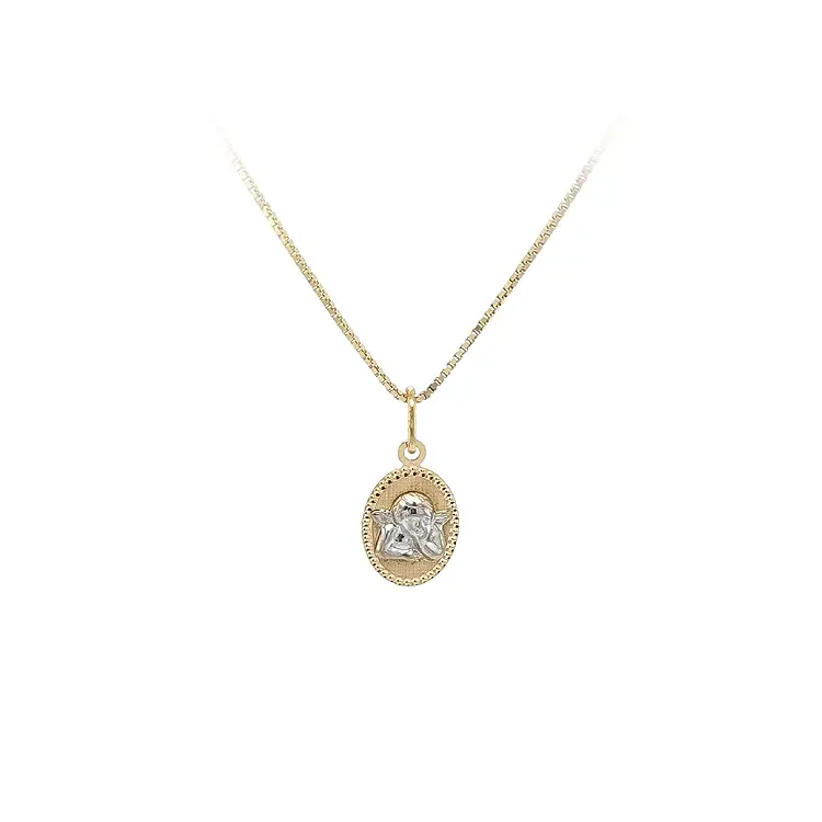 Подвеска Хризантема комбинированная Золото