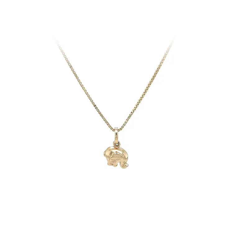 Золотой кулон 'Слон