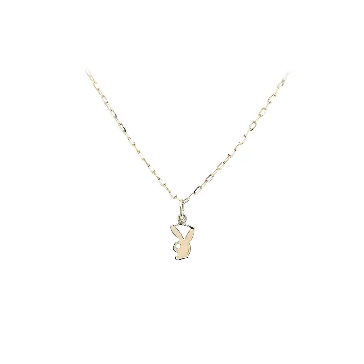 Золотой кулон 'Плейбой