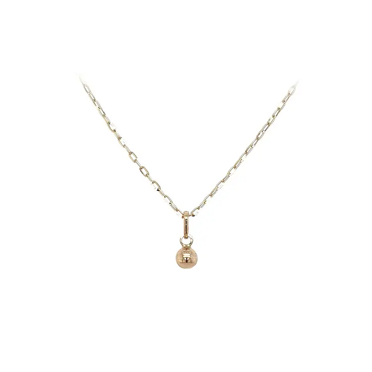 Золотая подвеска Шар