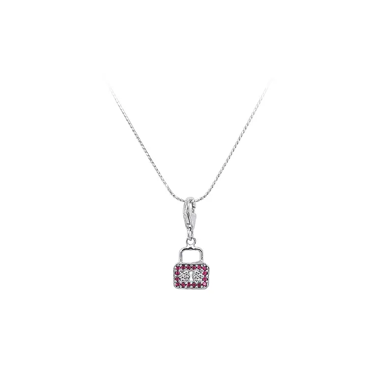 Подвеска-браслет из белого золота