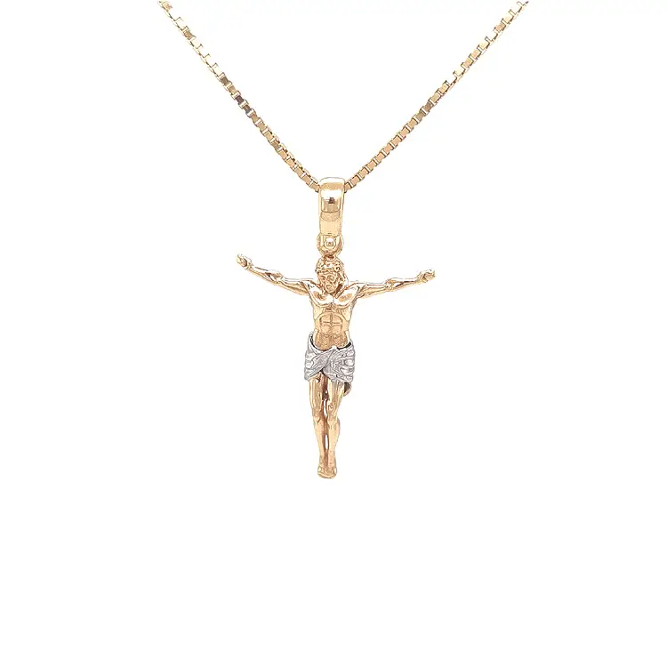 Золотой крест с Иисусом Христом