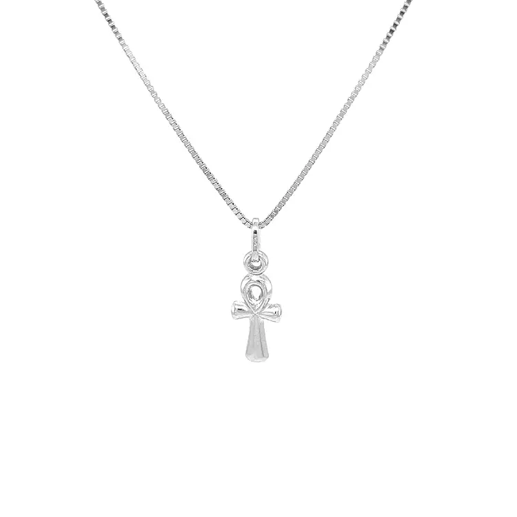 Крест из белого золота