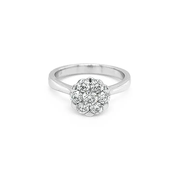 Золотое кольцо с бриллиантами