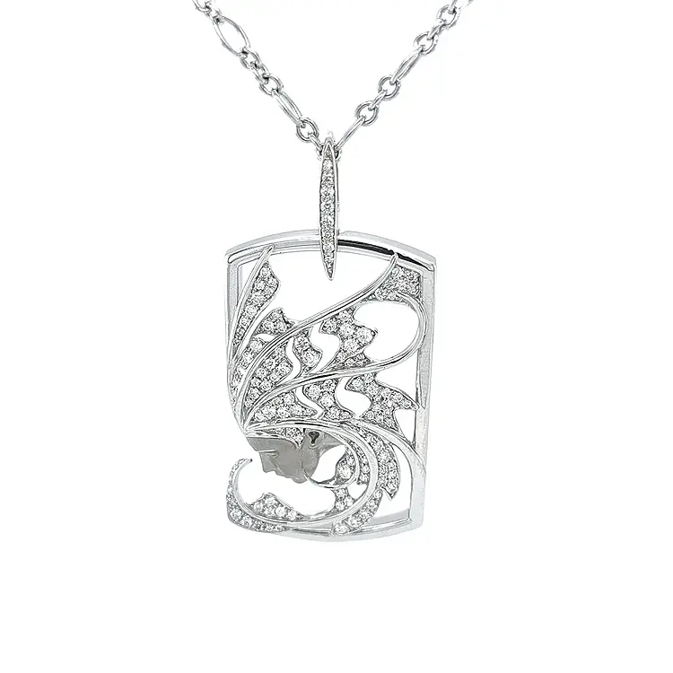 Золотой кулон Carrera y Carrera Atlantis Sirena Aire