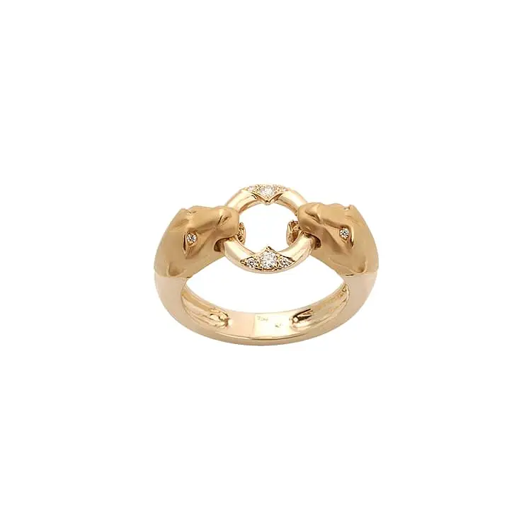 Золотое кольцо Carrera y Carrera Vitral Aldaba