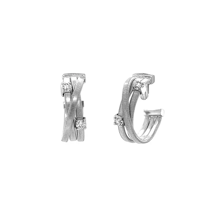 Золотые серьги с бриллиантами Marco Bicego Goa