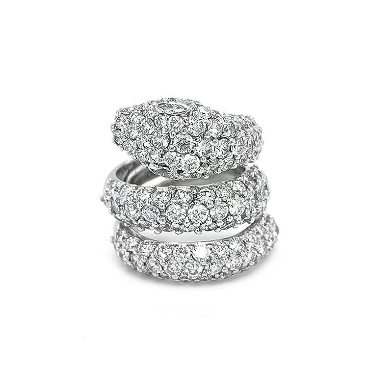 Золотое кольцо с бриллиантами