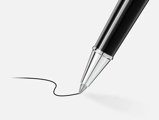 Разница между шариковой ручкой и ручкой-роллером