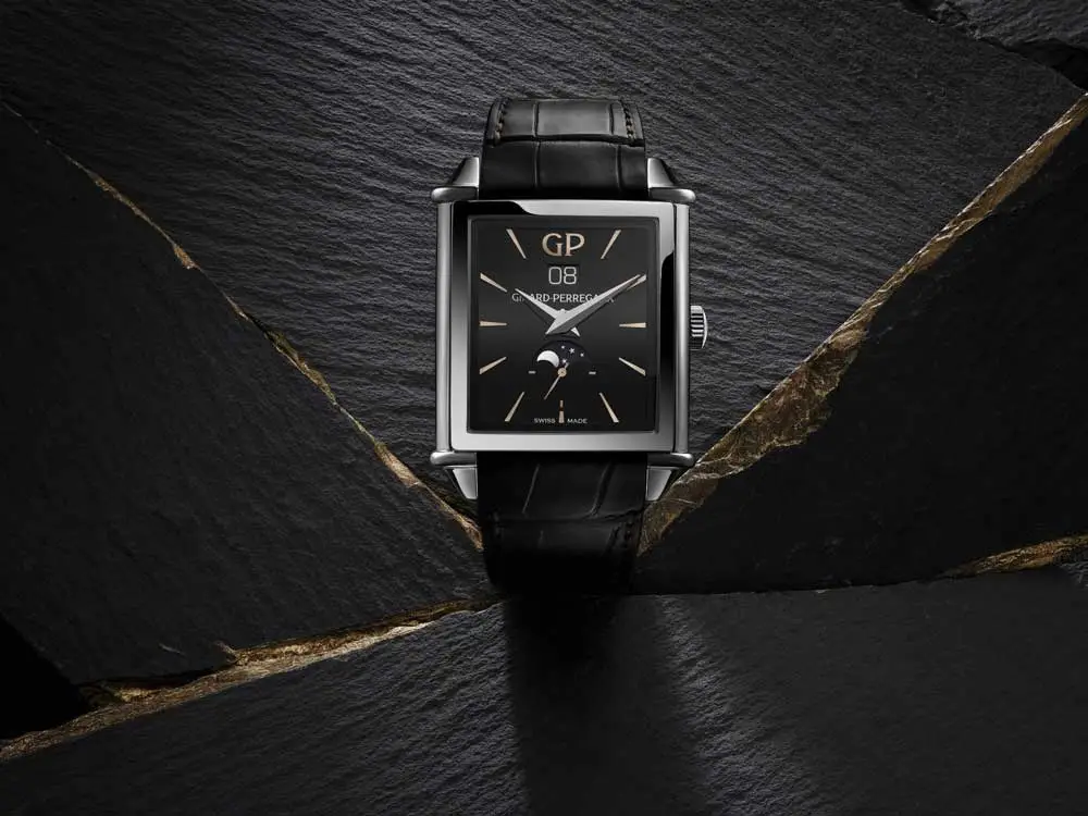 Винтаж 1945 XXL Большая дата и фазы Луны 25882-11-121-BB6B