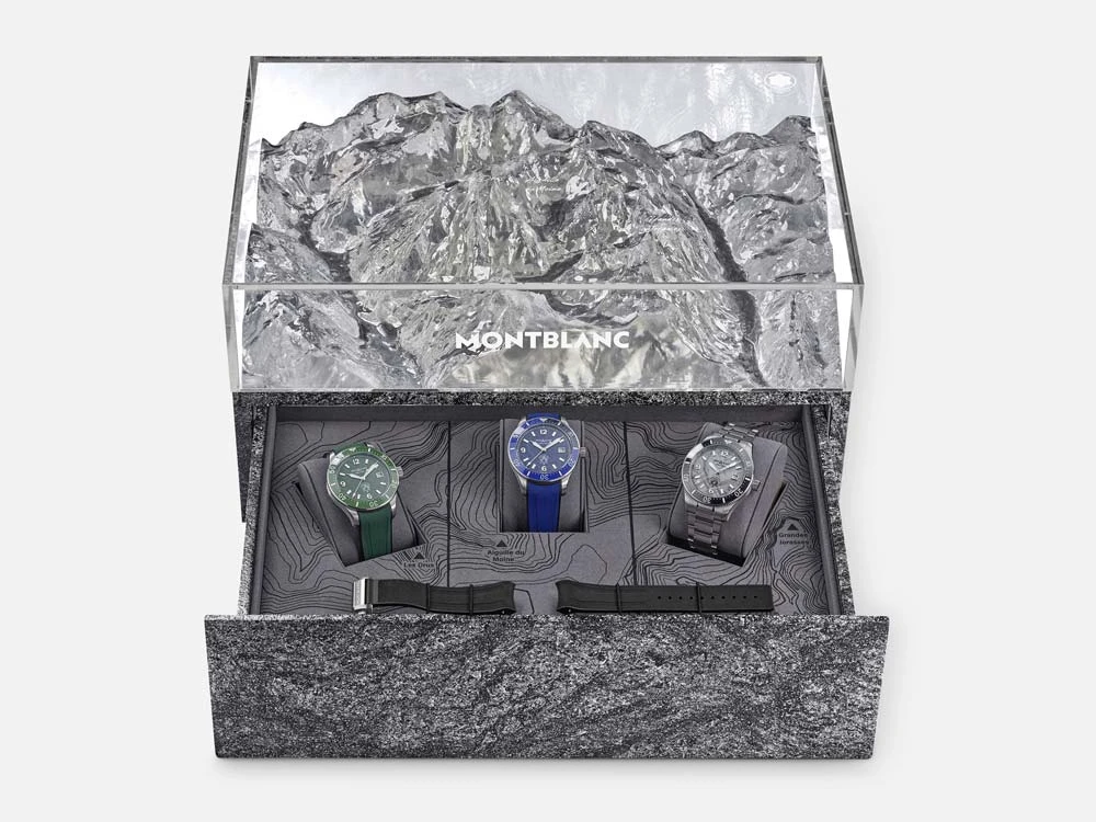 Montblanc 1858 Iced Sea Automatic Date 129372