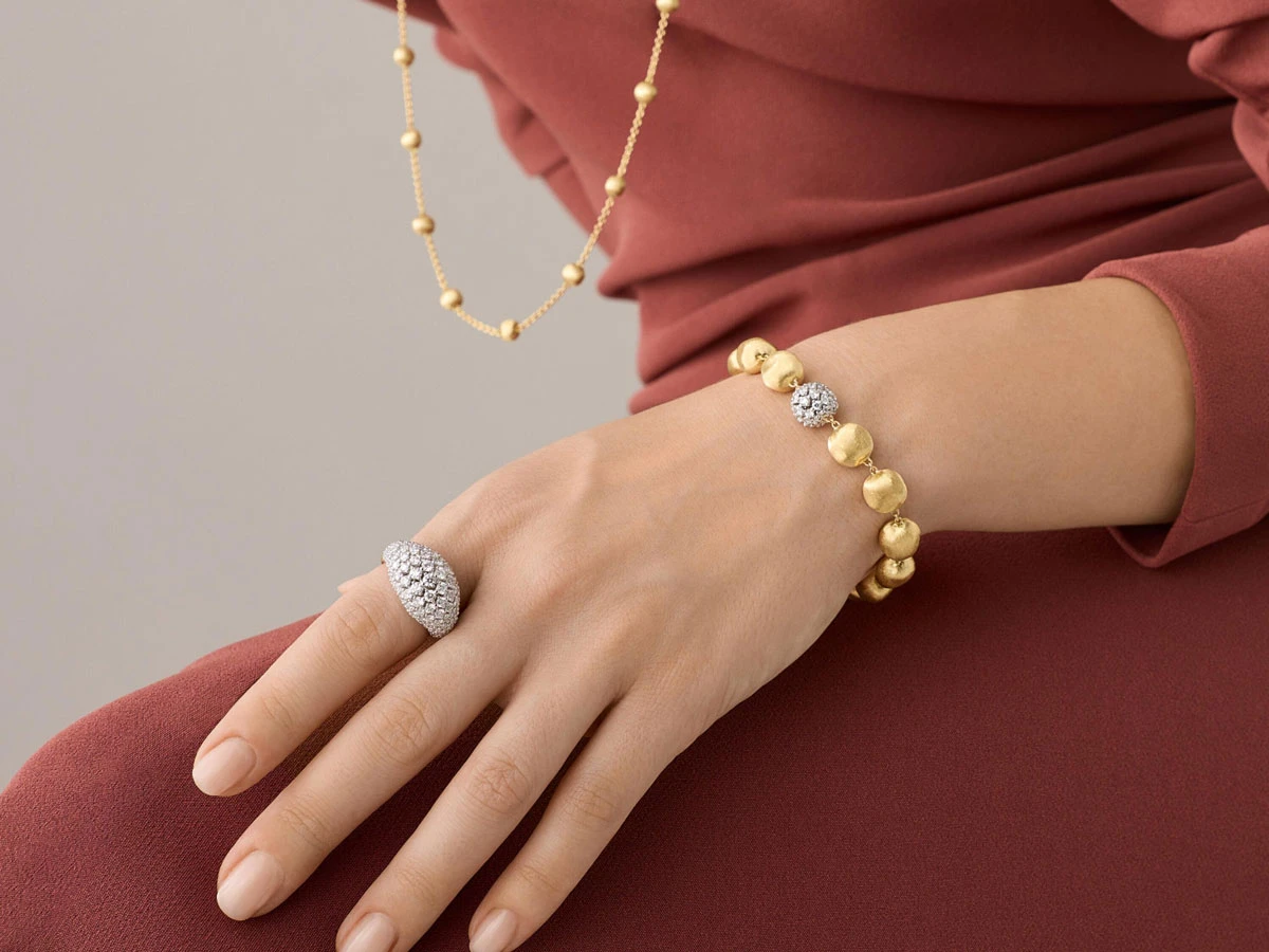 Золотое колье Marco Bicego Africa CB2829 B YW Q6