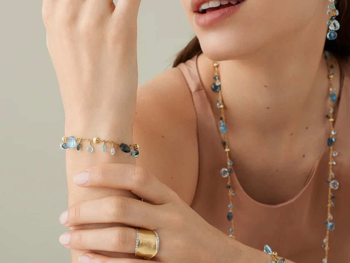 Золотой браслет Marco Bicego Paradise BB2594 TP01 Y 02