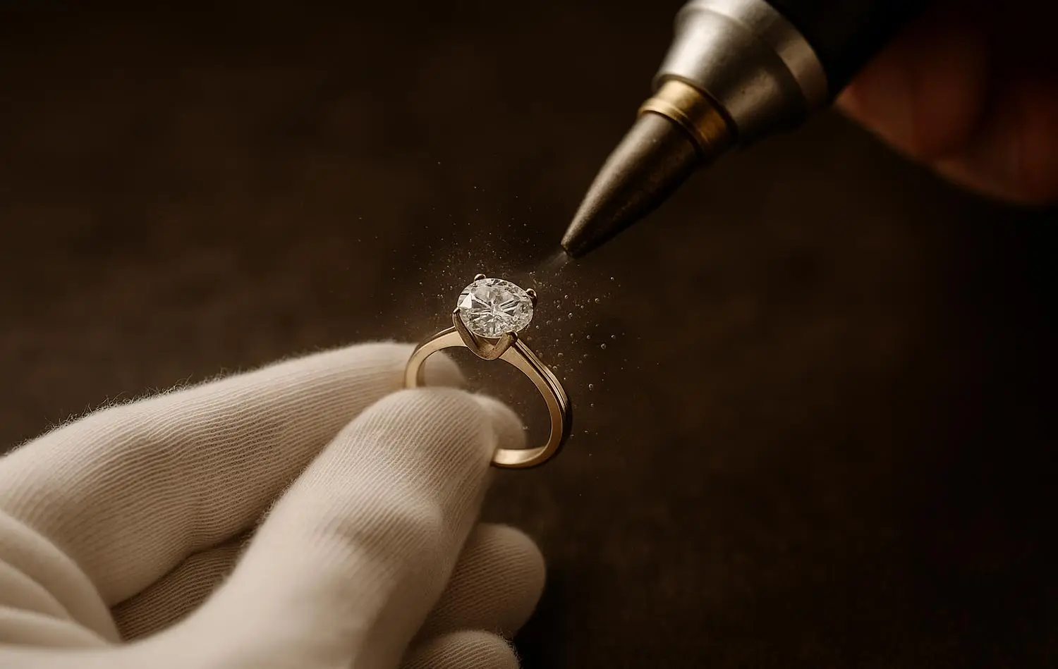 1. Профессиональная чистка ювелирных изделий