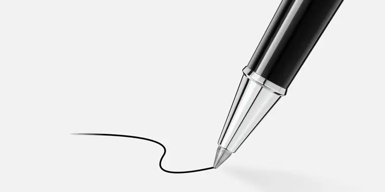 Разница между шариковой ручкой и ручкой-роллером
