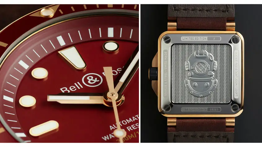  Bell & Ross BR 03-92 Diver Red Bronze: лимитированная серия часов, от которых захватывает дух