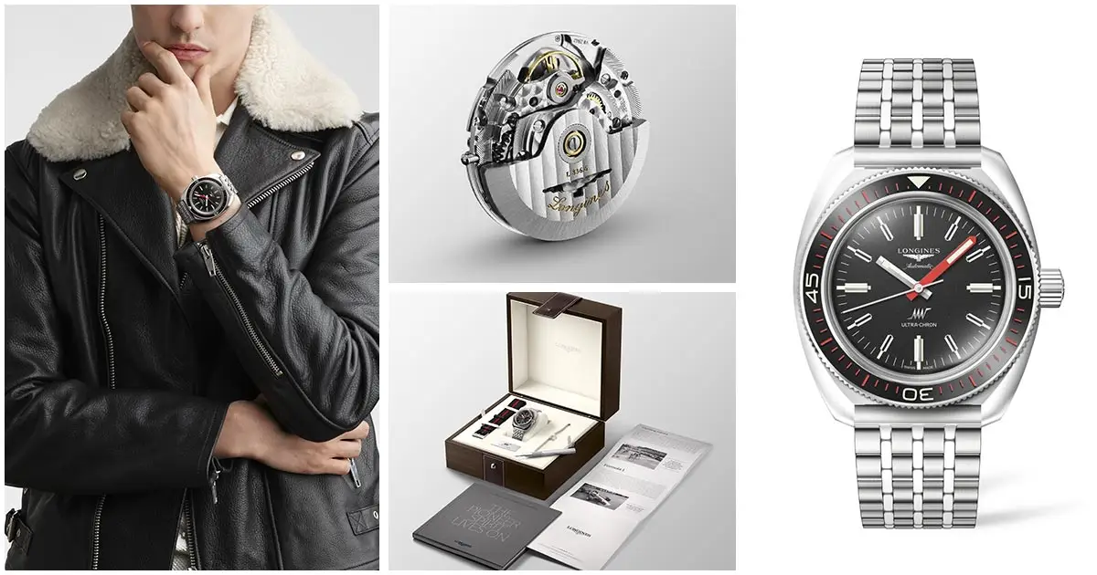 Часы Longines Ultra-Chron с механизмом Diver - желанное летнее обновление